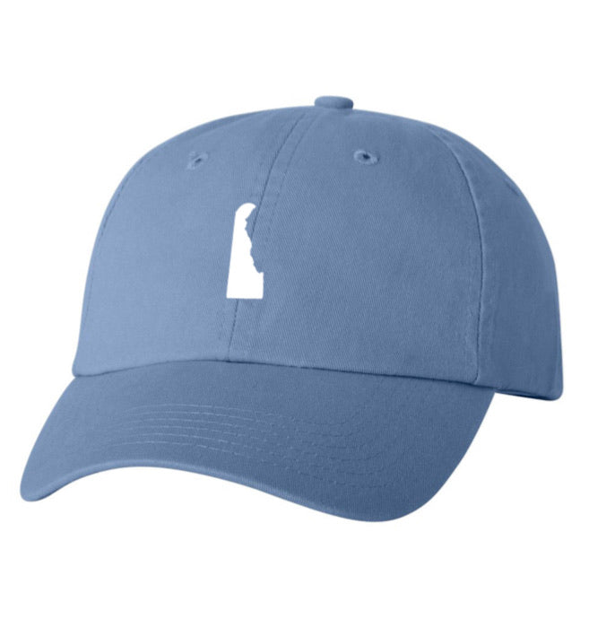 USA Made Black-Royal Blue Brushed Self Strap Dad Cap