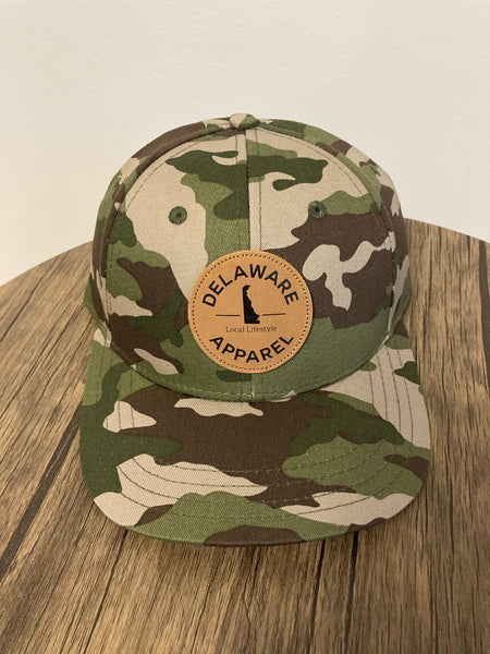 Camo Leather Patch Snapback ***NEW***